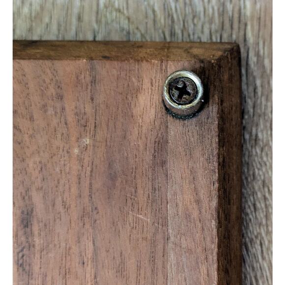 Vintage Georges Briard Wood & Ceramic Cheese Charcuterie Cutting Board 16"x7.25" - Picture 7 of 10